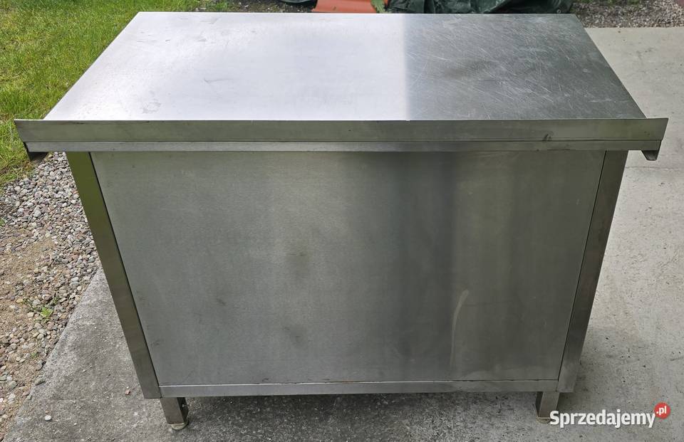 Stół gastronomiczny roboczy 100x60 z SZAFKĄ blat Mielno