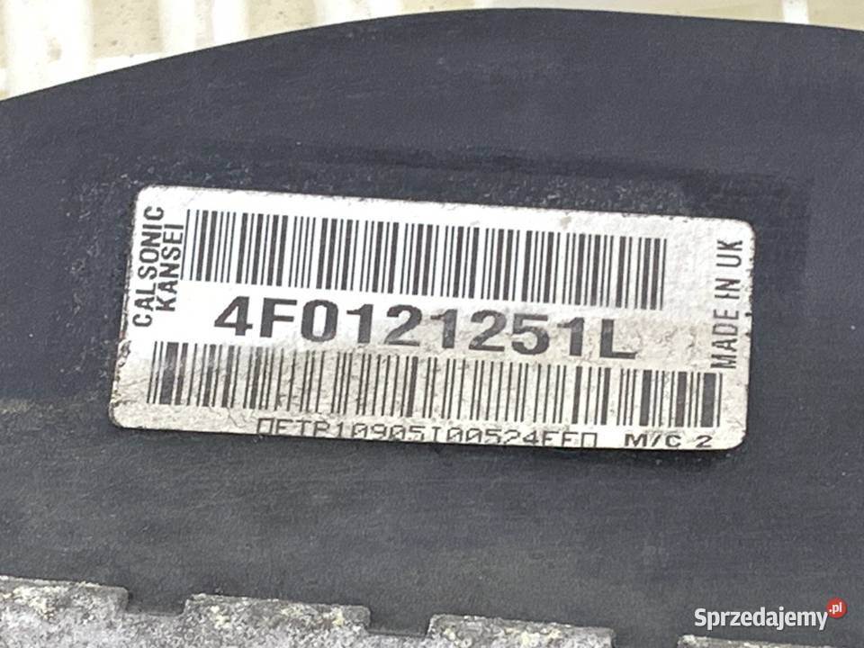 CHŁODNICA WODY AUDI A6 C6 24 177 4F0121251L 0411 sprzedam