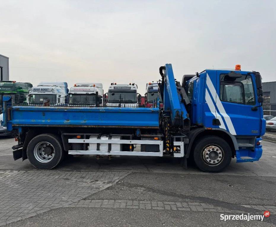 Wywrotka 2 osiowa 4x2 DAF CF 65220 z dzwigiem Warszawa