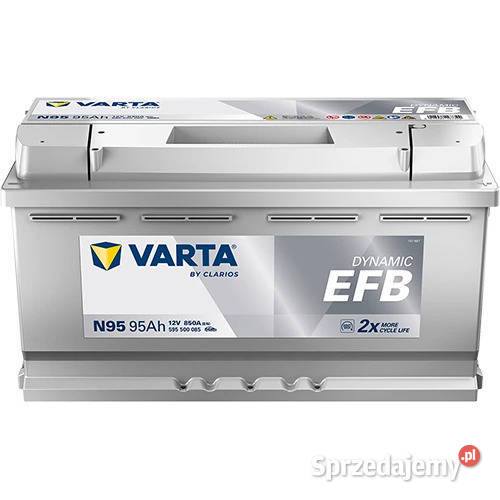 Akumulator 95Ah 850A Varta Blue Dynamic EFB N95 osobowe