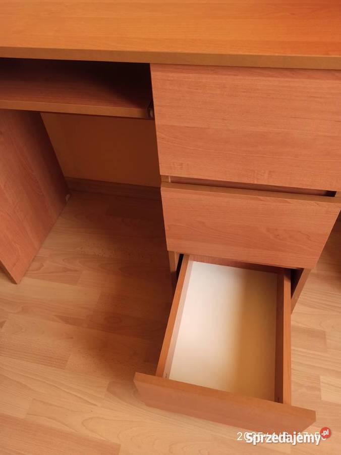 Używane biurko w kolorze olchy 50x90x77 lubelskie Radzyń Podlaski sprzedam