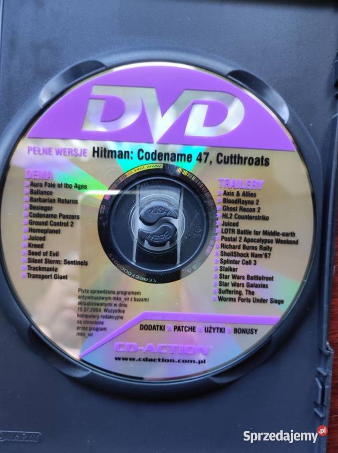 2004 CD action gry Hitman Codename 47 Juiced świętokrzyskie Kielce
