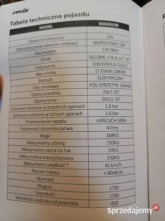 Quad Asix Magnum 200 sprzedam