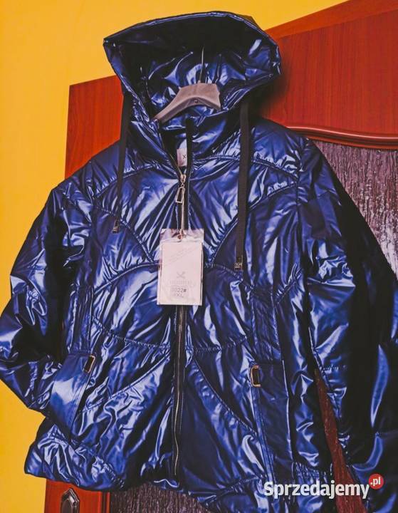 Kurtka granatowa z kapturem Cieszyn