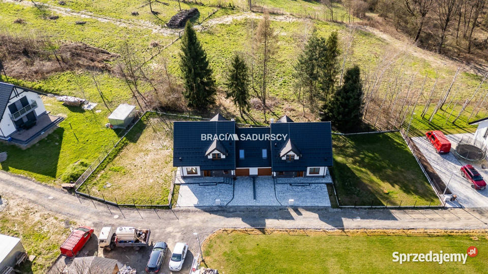 Dom bliźniak 160m2 Myślenice Tarnówka małopolskie