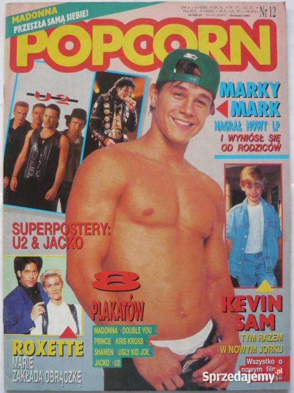 CZASOPISMA PRASA POPCORN 1992 WYPRZEDAŻ ŚWIAT kujawsko-pomorskie Bydgoszcz sprzedam