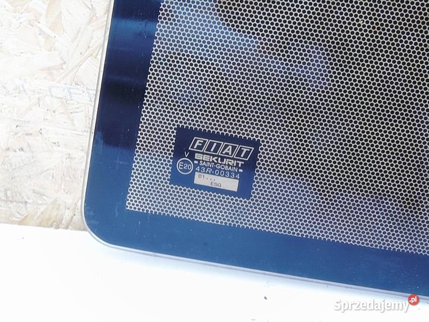 SZYBA KAROSERYJNA LEWY TYŁ FIAT SEICENTO Części samochodowe Sosnowiec