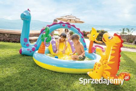 Wodny plac zabaw Dinoland zjeżdżalnia INTEX Poznań