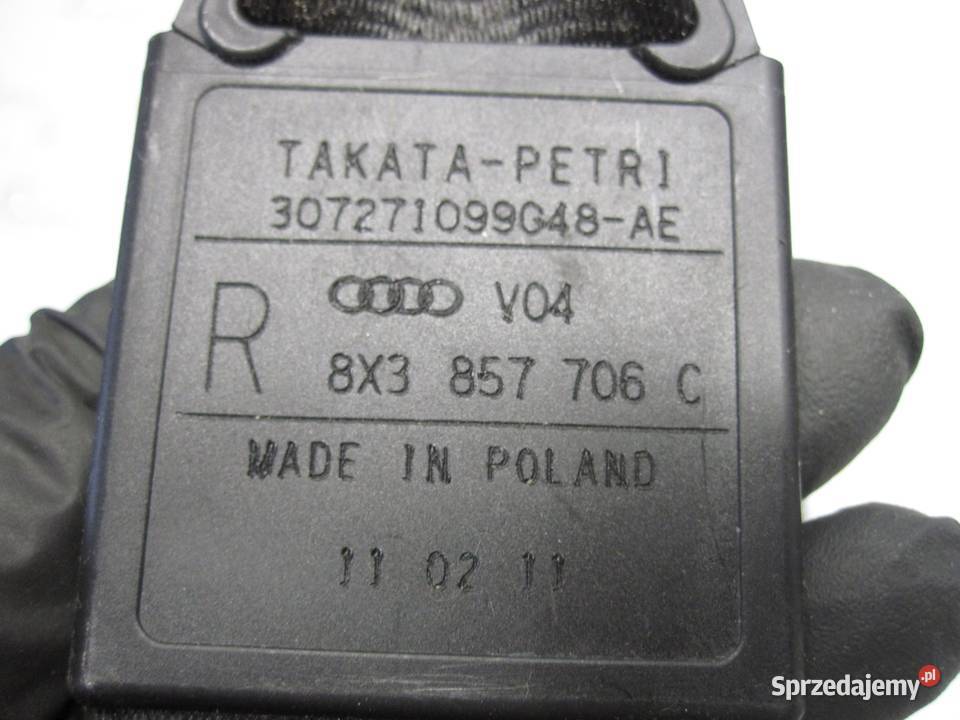 AUDI A1 I 8X pas bezpieczeństwa prawy przód Kielce