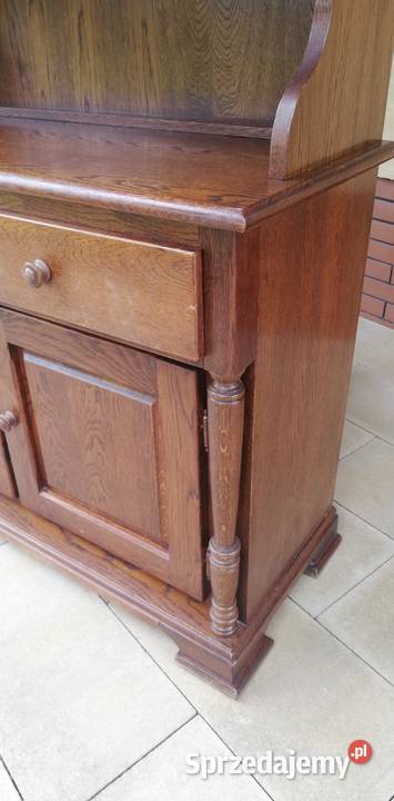 Kredens holenderski stylowy drewniany witryna mazowieckie Sulbiny