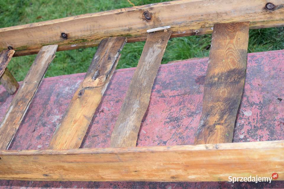 stare drewniane łóżko meble dom pokój antyk Antyki, Sztuka, Kolekcje Iwierzyce sprzedam