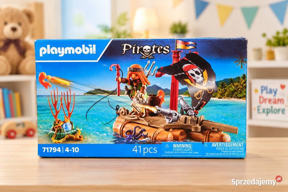 PLAYMOBIL Pirates 71794 Piracka tratwa ze sprzedam