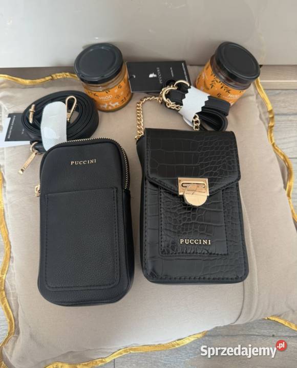 Dwie nowe piękne torebki Puccini mała torebka Łazy