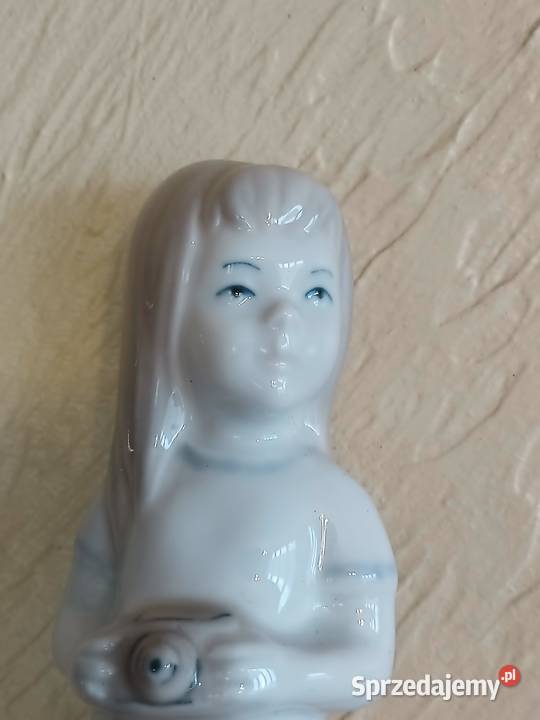 Figurka porcelana DZIECKO APARAT FOTOG SANBO Porcelana i szkło