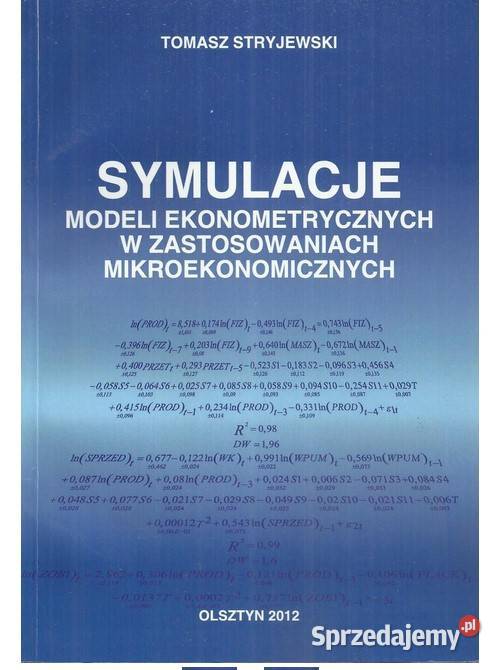 Symulacje modeli ekonometrycznych w biznes, nauki ekonomiczne łódzkie Łódź