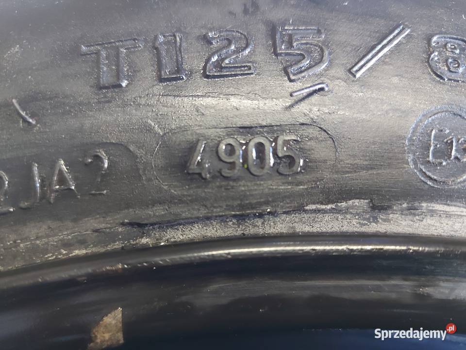 AUDI A4 B6 B7 koło dojazdowe 1258017 99M 5x112 Koła dojazdowe Kielce