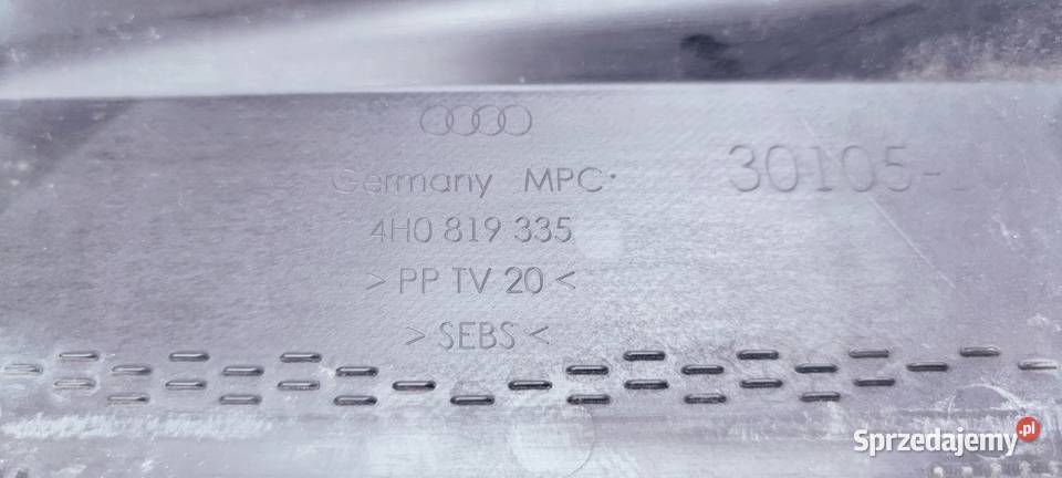 OSŁONA PODSZYBIA LEWE AUDI A8 D4 4H0819335 osobowe Przystajń