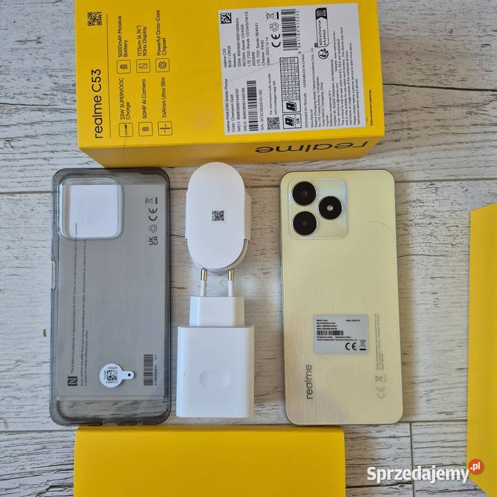 Smartfon Realme C53 6128 GB 67 90Hz złoty Pozostałe Pruszcz Gdański