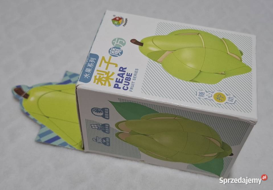 Gruszka układanka kostka logiczna 7x107 Zabawka śląskie Czeladź