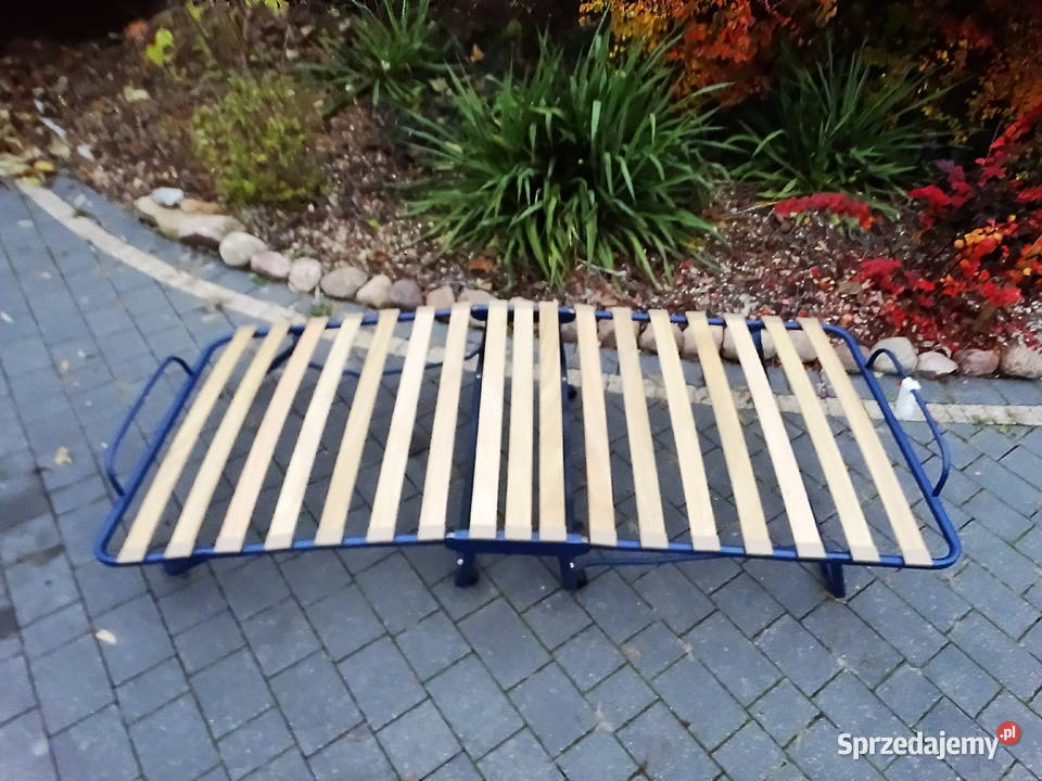 Łóżko polowe składane na kółkach do użytku lubelskie Biłgoraj