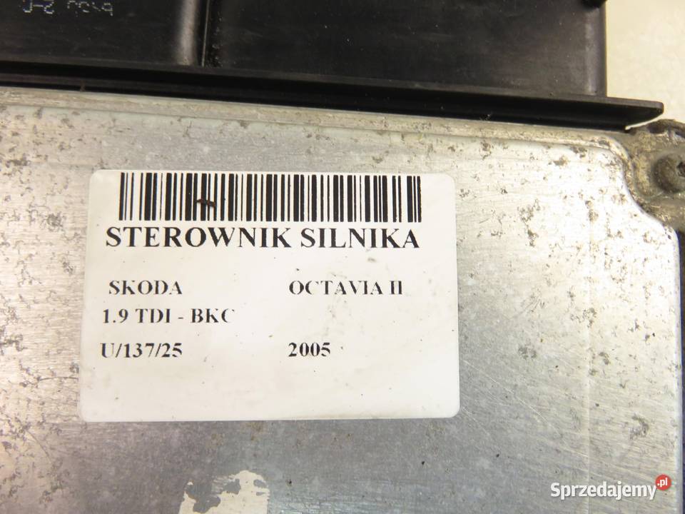 STEROWNIK SKODA OCTAVIA II 19 TDI 03G906016K małopolskie