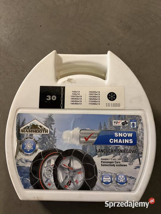 Łańcuchy śniegowe Akcesoria