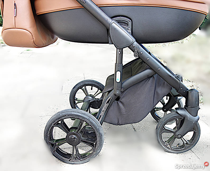 Wózek 3w1 Roan Bass skora Gwarancja łódzkie Łódź