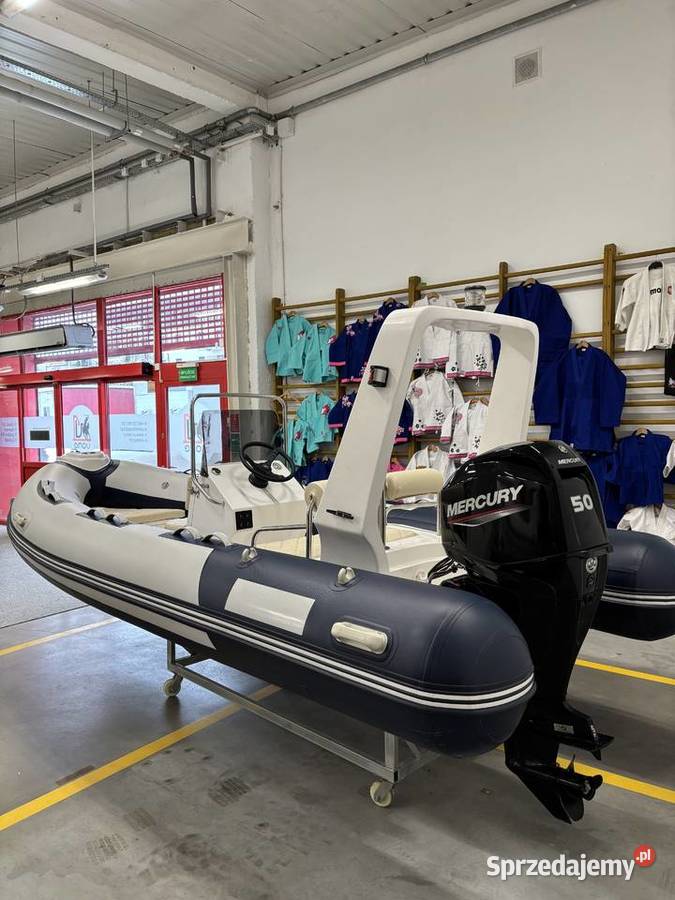 Łódź hybrydowa RIB Uone U480 z silnikiem Mercury Poznań