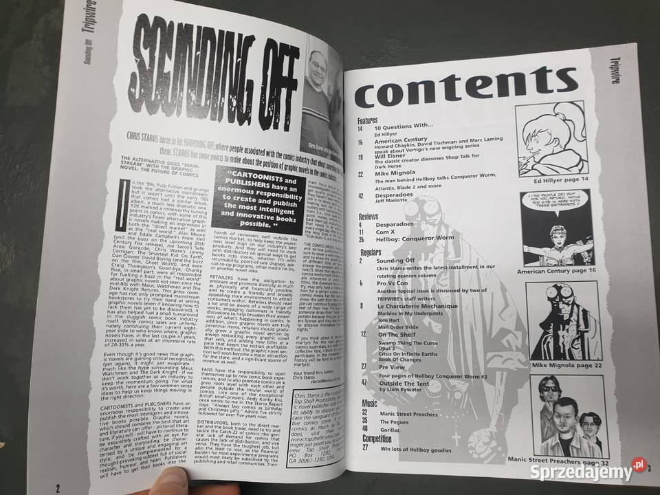 Trip Wire 5 Magazyn Komiksowy Mike Mignola pomorskie Gdynia