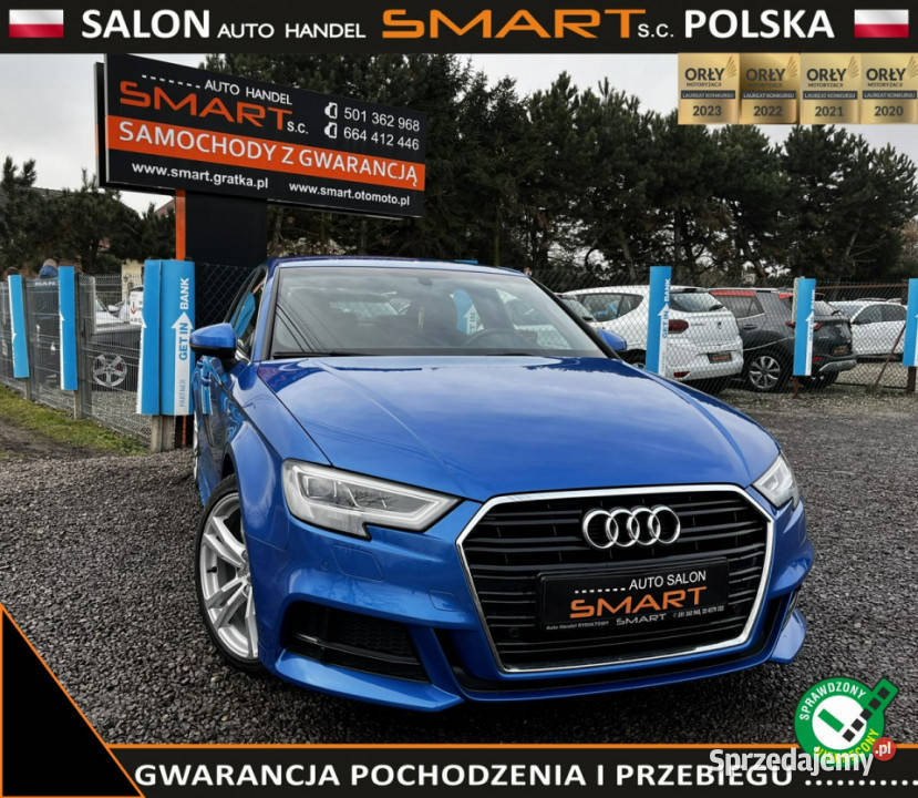 Audi A3 Automat Navi 2xS Line 1rej2018 Ledy benzyna śląskie
