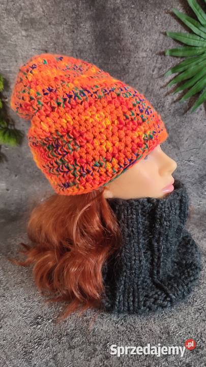 Kolorowe czapki handmade Kraków