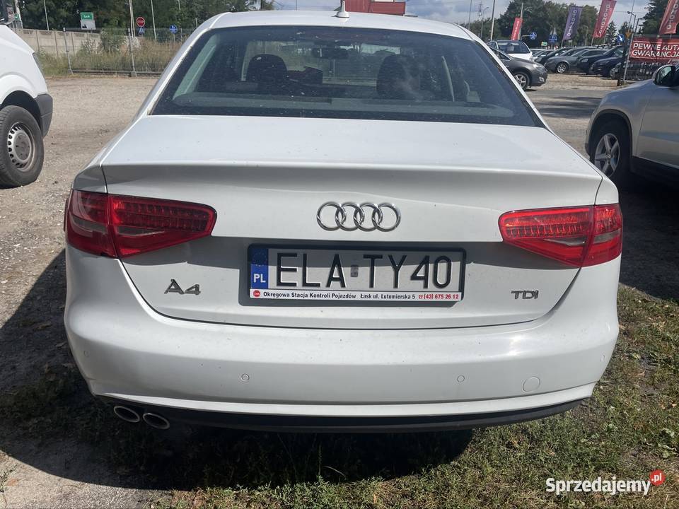 Audi A4 B8 20 adblue Zarejestrowany w Polsce manualna łódzkie Orchów