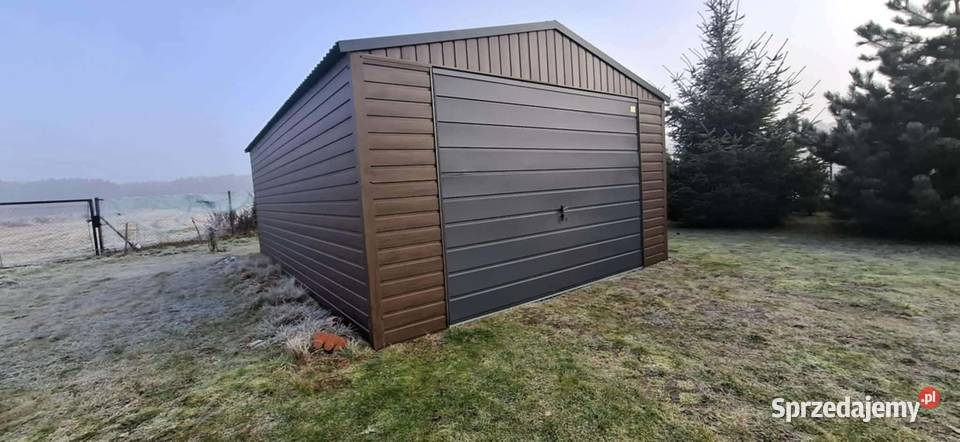 Garaż blaszany blaszak wiata schowek magazyn 6x6 Łódź