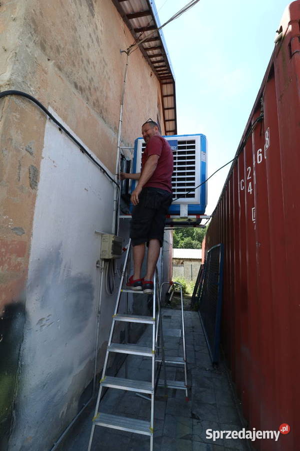 Klimatyzacja ewaporacyjna przemysłu ferm drobiu Wentylacja i klimatyzacja Stąporków sprzedam