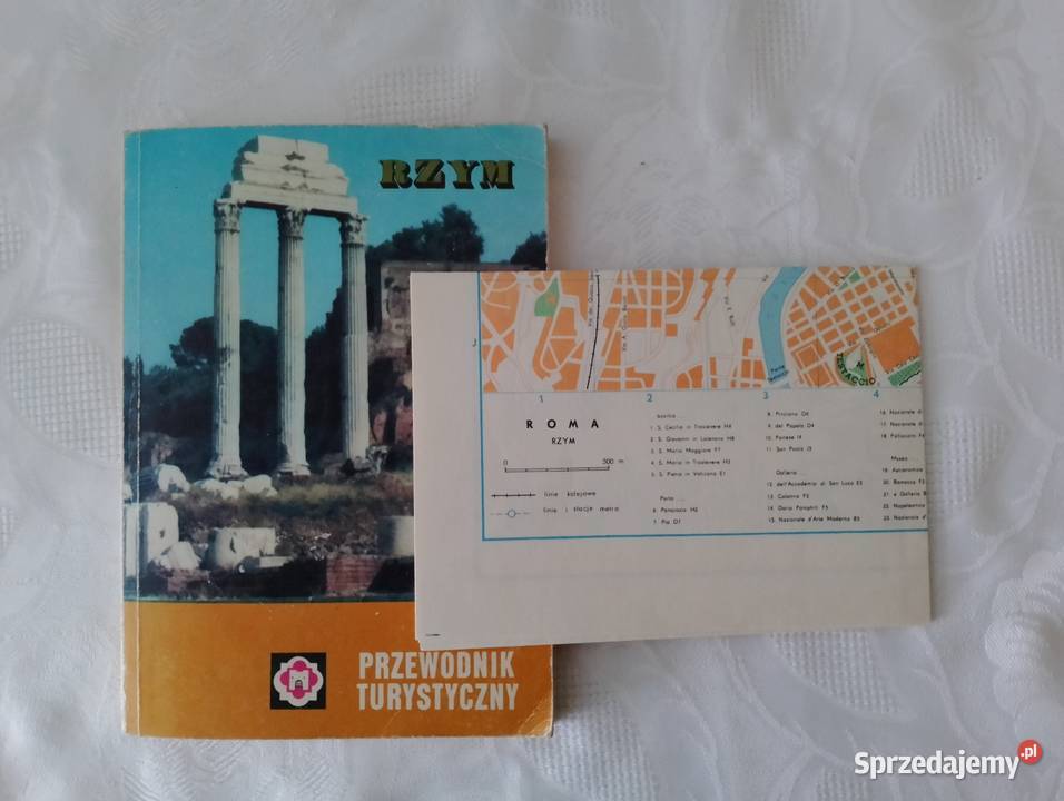 Przewodnik turystyczny RZYM I Adam Broż mapa Oborniki