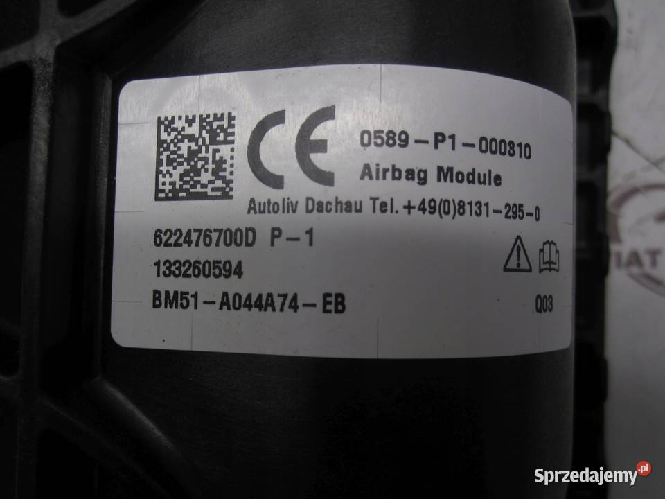 FOCUS MK3 III 13r AIRBAG poduszka pasażera Kielce