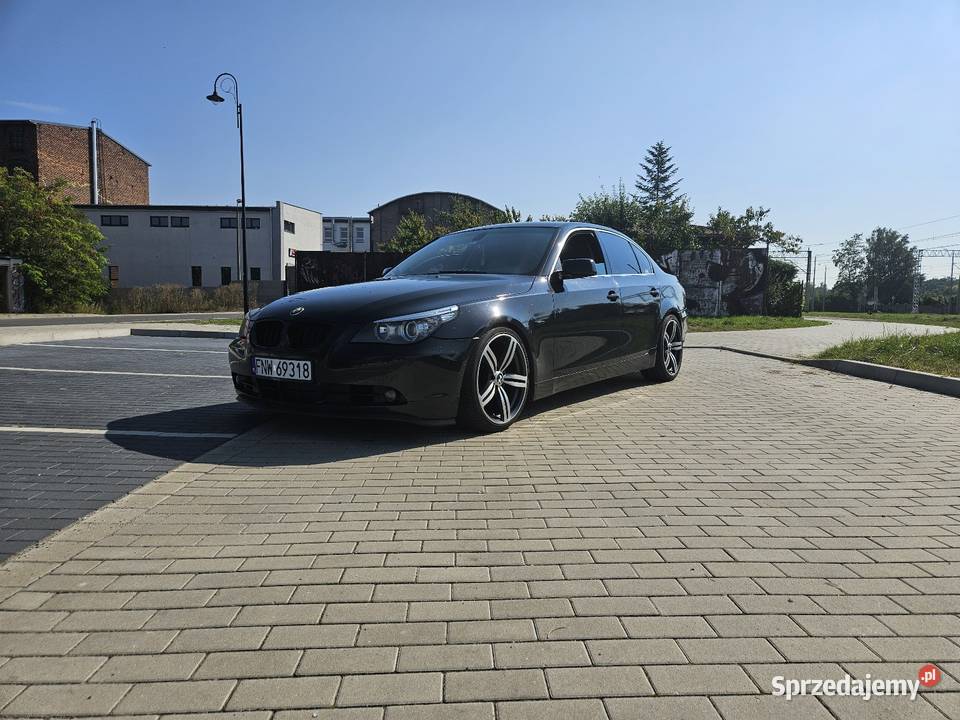 BMW E60 525d M57 177 elektrycznie ustawiane fotele Samochody osobowe Nowa Sól
