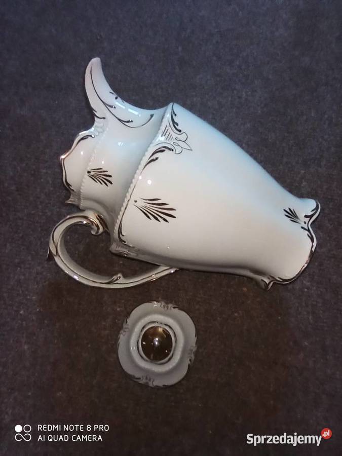 Dzbanek C T Do czekolady Sygnatura z lat 1909 pomorskie Gdańsk