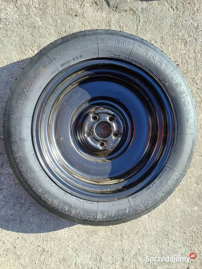 Koło dojazdowe 16 5x100 VW Audi Seat Skoda dolnośląskie