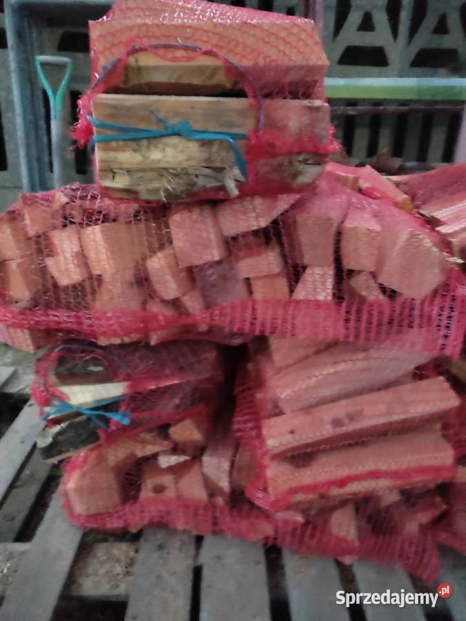 Drewno opałowe kominkowe do wędzenia workowane Kalisz