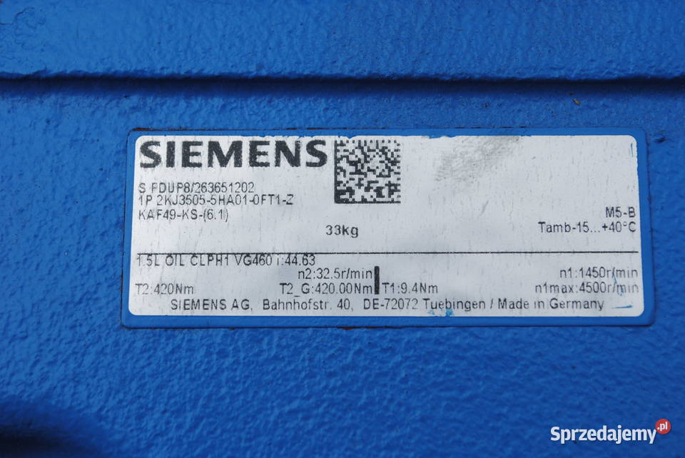 Przekładniareduktor kątowa Przełożenie 14463 Kargowa