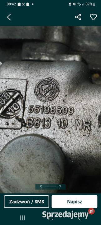 Skrzynia biegów fiat grande punto 14 8V osobowe Radlin