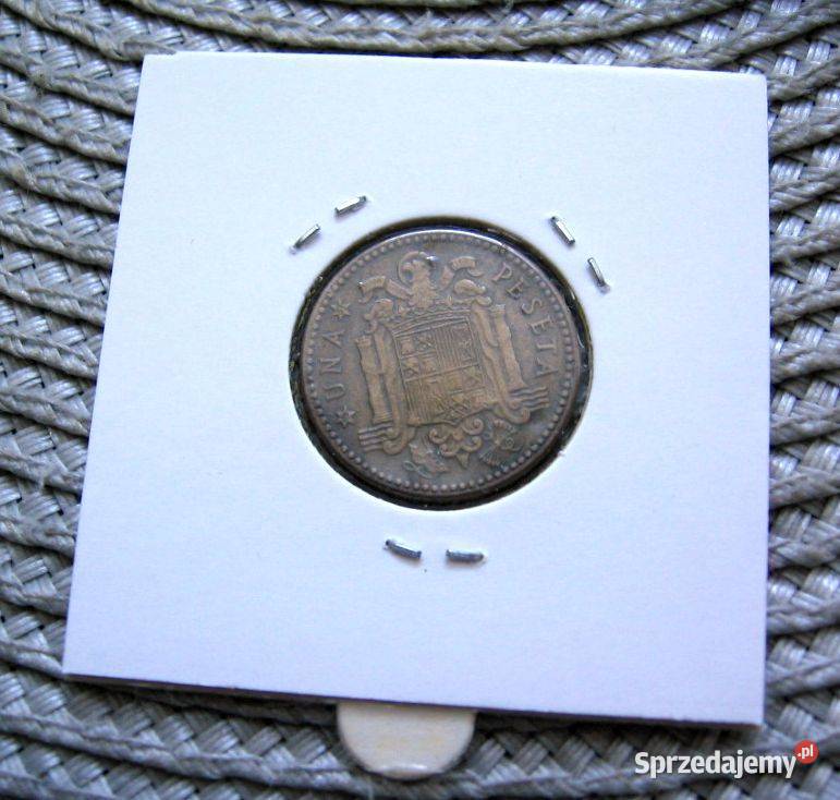 Hiszpania 1 Peseta 1947r W gwiazdce 53 Numizmatyka Kalisz