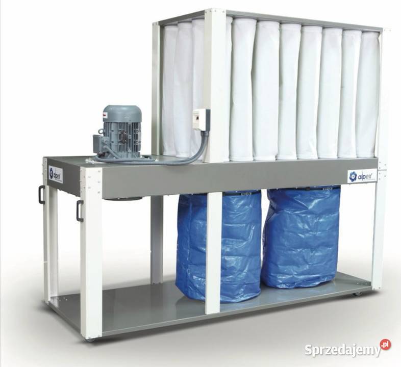 Odpylacz przemysłowy ALPEX kabina otwarta Produkcja Zławieś Wielka