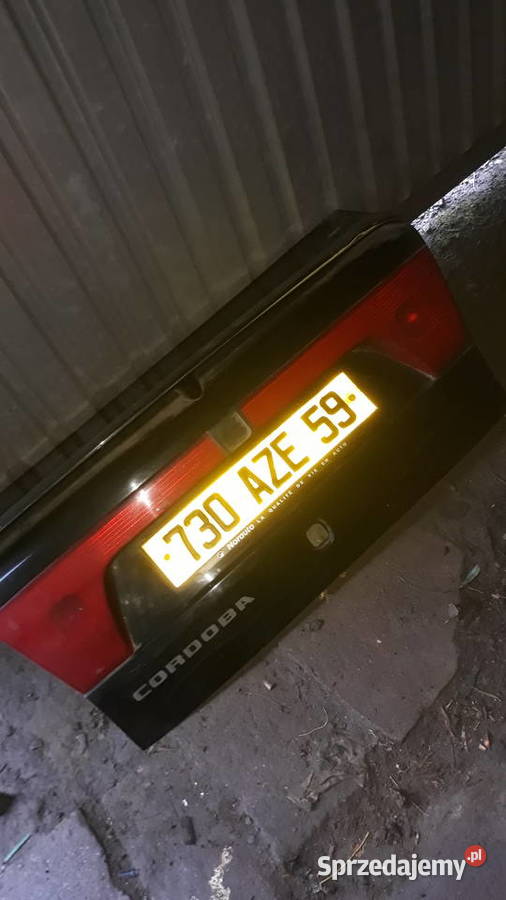 Seat cordoba I Tylna klapa Wierzbica sprzedam