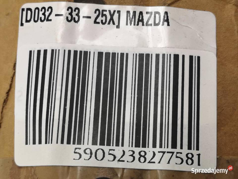 TARCZA HAMULCOWA PRZÓD MAZDA 2 16 20032007