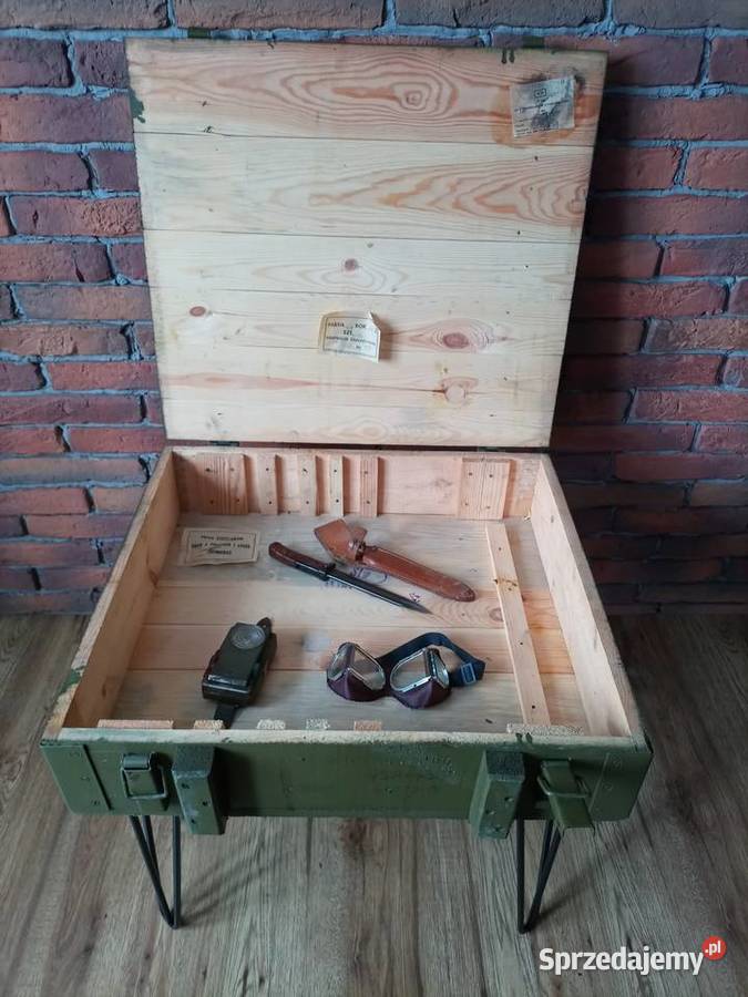 Wojskowy Stolik Kawowy Konsola Konin sprzedam