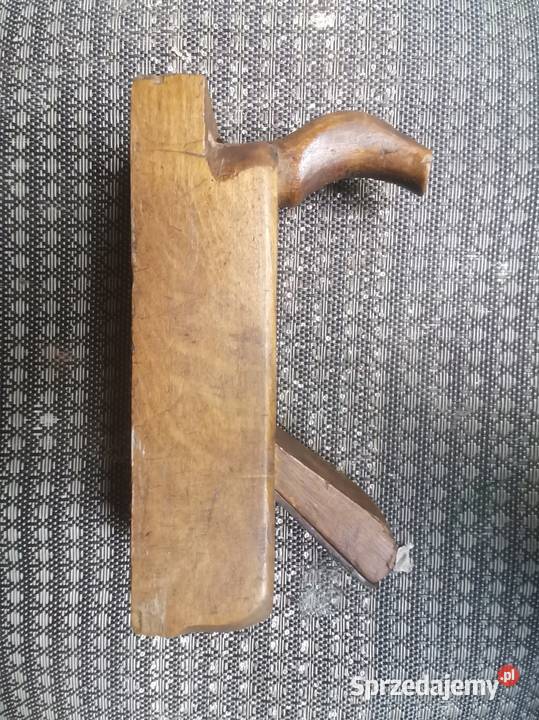 Zabytkowy strug hebel drewniany Art Deco Kraków