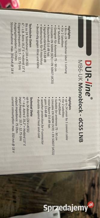 Konwerter satelity telewizja satelitarna dur małopolskie Szczawnica