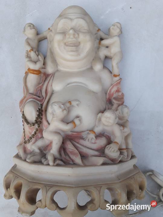 Figurka Budda z dziećmi podswietlana lampa Warszawa